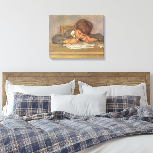 Jean Drawing by Pierre Renoir,  Fine Art Canvas Afdruk (Insitu (Slaapkamer))