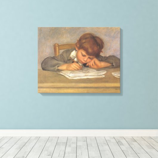 Jean Drawing by Pierre Renoir,  Fine Art Canvas Afdruk (Insitu (Houten vloer))