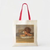 Jean Drawing by Pierre Renoir,  Fine Art Tote Bag (Voorkant)