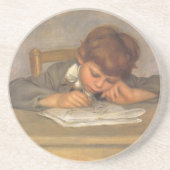 Jean Drawing by Pierre Renoir,  Fine Art Zandsteen Onderzetter (Voorkant)
