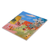 Jean Dufy Horsemen Keramische Tegel Tegeltje (Zijkant)