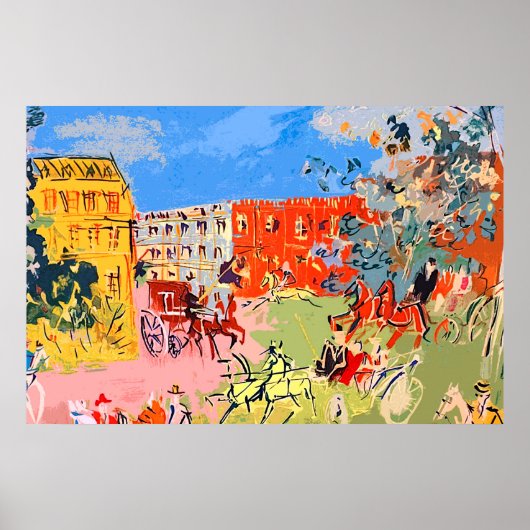 Jean Dufy Horsperma Poster (Voorkant)