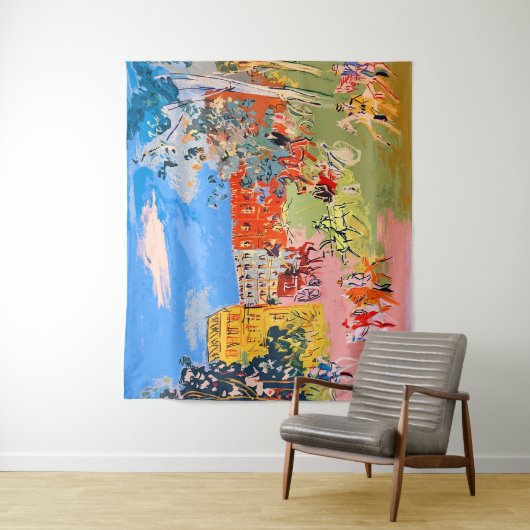 Jean Dufy Horsperma Tapestry Wandkleed (In situ)