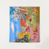 Jean Dufy Horsperma Tapestry Wandkleed (Voorkant)