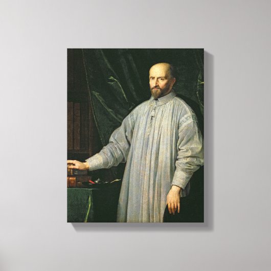 Jean Duvergier de Hauranne Abbot Canvas Afdruk (Voorkant)
