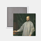 Jean Duvergier de Hauranne Abbot Magneet (Voorkant / Achterkant)