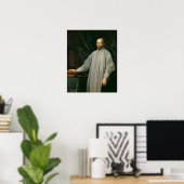 Jean Duvergier de Hauranne Abbot Poster (Thuiskantoor)