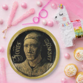 Jean Fouquet Franse schilder Papieren Bordje (Feest)