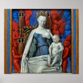 Jean Fouquet - Madonna lactans Poster (Voorkant)