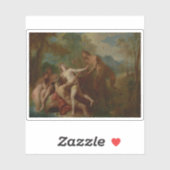 Jean-François de Troy - Pan en Syrinx Sticker (Vel)