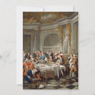 Jean François de Troy - The Lunch of Oysters Kaart