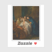 Jean-François de Troy - Voor de bal Sticker (Vel)