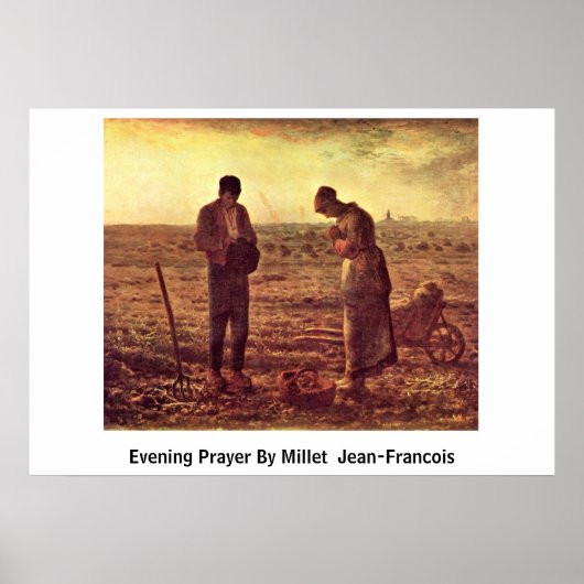 Jean-Francois, die de preyer van Millet (II) Eveni Poster (Voorkant)