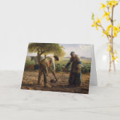 Jean-Francois Millet - Aardappelplanten Kaart (Gele Bloem)