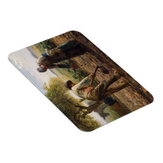 Jean-Francois Millet - Aardappelplanten Magneet (Rechterzijde)