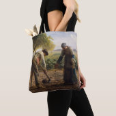 Jean-Francois Millet - Aardappelplanten Tote Bag (Dichtbij)