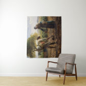 Jean-Francois Millet - Aardappelplanten Wandkleed (In situ)