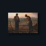 Jean-Francois Millet - De Angelus Canvas Afdruk<br><div class="desc">The Angelus / L'Angelus - Jean-Francois Millet,  Oil on Canvas,  1857-1859</div>