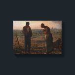 Jean-Francois Millet - De Angelus Canvas Afdruk<br><div class="desc">The Angelus / L'Angelus - Jean-Francois Millet,  Oil on Canvas,  1857-1859</div>