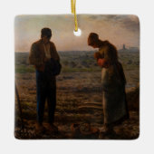 Jean-Francois Millet - De Angelus Keramisch Ornament (Voorkant)