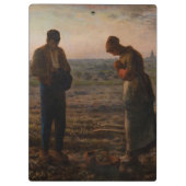Jean-Francois Millet - De Angelus Klembord (Achterkant)