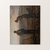 Jean-Francois Millet - De Angelus Legpuzzel (Verticaal)