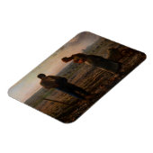 Jean-Francois Millet - De Angelus Magneet (Linkerzijde)