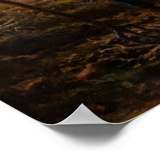 Jean-Francois Millet - De Angelus Poster (Hoek)