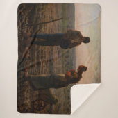 Jean-Francois Millet - De Angelus Sherpa Deken (Voorkant)