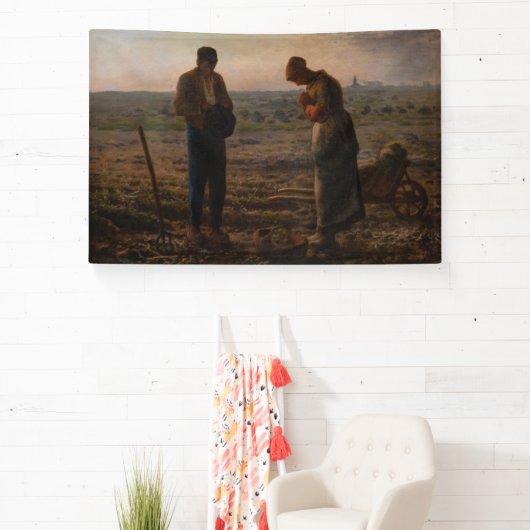 Jean-Francois Millet - De Angelus Spandoek (Insitu)