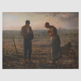 Jean-Francois Millet - De Angelus Tissuepapier