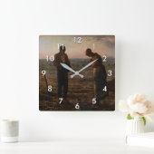 Jean-Francois Millet - De Angelus Vierkante Klok (Huis)