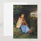 Jean-Francois Millet - De Breister Bedankkaart (Voorkant / Achterkant)