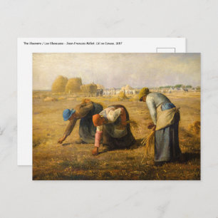Jean-Francois Millet - De Gleaners Briefkaart