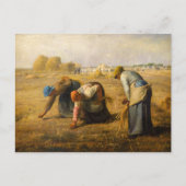Jean-Francois Millet - De Gleaners Briefkaart (Voorkant)