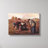 Jean-Francois Millet - De Gleaners Canvas Afdruk (Voorkant)