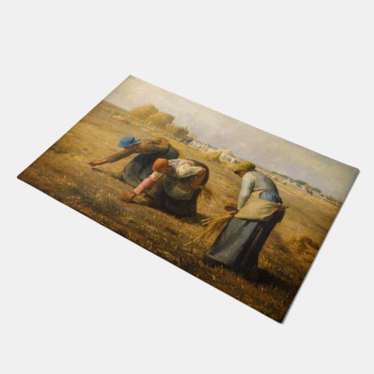 Jean-Francois Millet - De Gleaners Deurmat (Schuin)