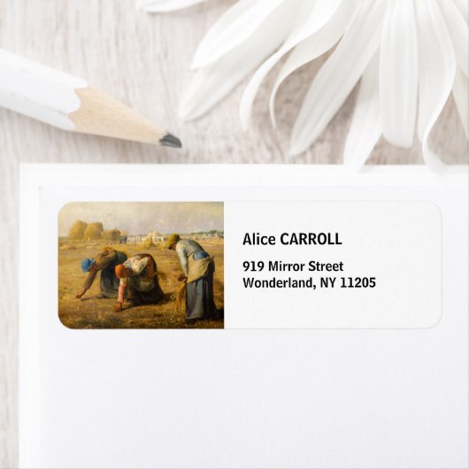 Jean-Francois Millet - De Gleaners Etiket (Insitu)