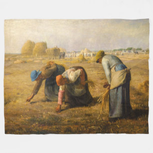 Jean-Francois Millet - De Gleaners Fleece Deken