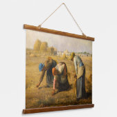 Jean-Francois Millet - De Gleaners Hangend Wandkleed (Gebogen)