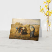 Jean-Francois Millet - De Gleaners Kaart (Gele Bloem)