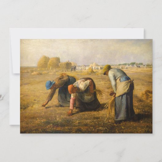 Jean-Francois Millet - De Gleaners Kaart (Voorkant)