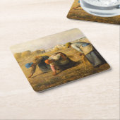 Jean-Francois Millet - De Gleaners Kartonnen Onderzetters (Schuin)