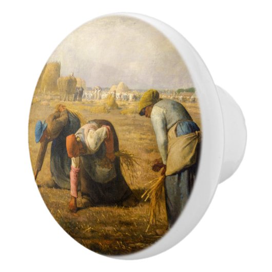Jean-Francois Millet - De Gleaners Keramische Knop (Rechts)