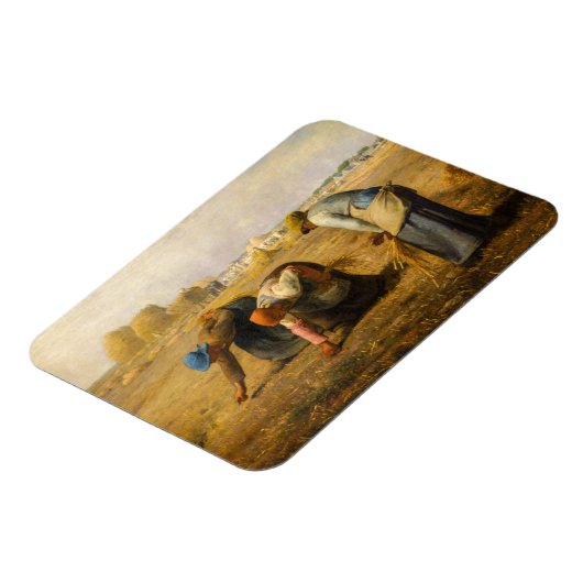 Jean-Francois Millet - De Gleaners Magneet (Linkerzijde)