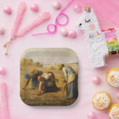 Jean-Francois Millet - De Gleaners Papieren Bordje (Feest)