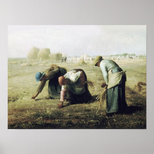 Jean François Millet, De Gleaners Poster (Voorkant)
