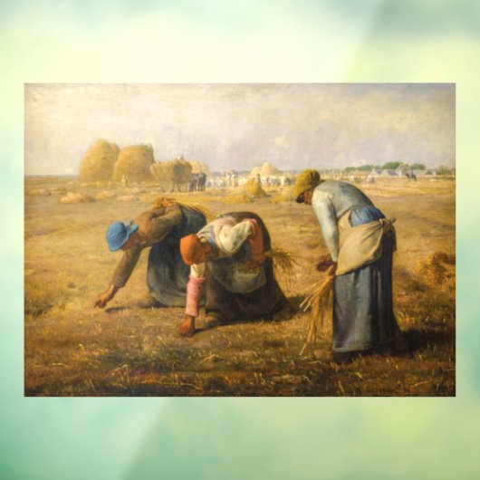 Jean-Francois Millet - De Gleaners Raamsticker (Vel 3)