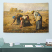 Jean-Francois Millet - De Gleaners Spandoek (Beurs)