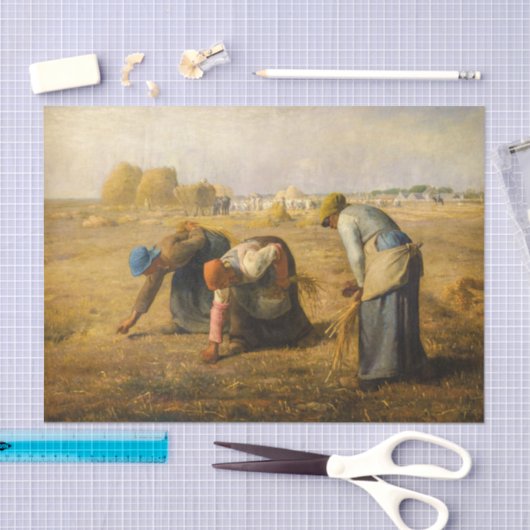 Jean-Francois Millet - De Gleaners Tissuepapier (Craft)